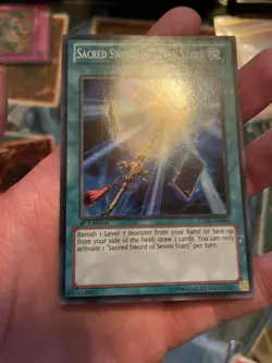2x Sacred Sword of Seven Stars LTGY-EN066 Lord of the Tachyon Galaxy 1st ed LP - Image 4