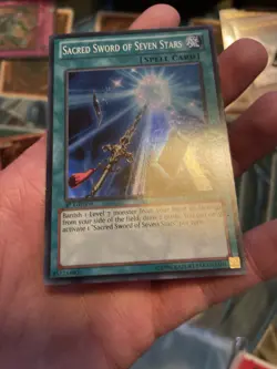 2x Sacred Sword of Seven Stars LTGY-EN066 Lord of the Tachyon Galaxy 1st ed LP - Image 5