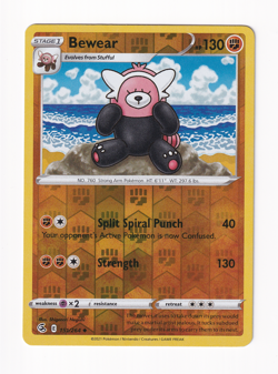 Bewear 151/264 Fusion Strike 2021 Reverse Holo Pokemon Card Near Mint NM - Image 1