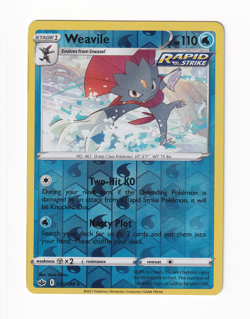 Weavile 031/198 Chilling Reign 2021 Reverse Holo Pokemon Card Near Mint NM - Image 1
