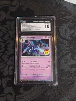 Pokemon TCG CGC 10 Ceruledge 040/091 Holo Pokemon Day Promo Card 2024 - Image 1