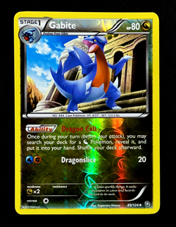 2012 Pokemon GABITE Dragons Exalted REVERSE HOLO Black & White Set Card 89/124 - Image 1