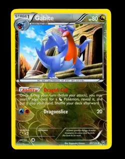 2012 Pokemon GABITE Dragons Exalted REVERSE HOLO Black & White Set Card 89/124 - Image 2