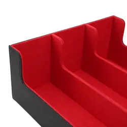 Card Deck Box 3 Rows Large Capacity Magnetic Closure PU Leather Card Deck - Image 2
