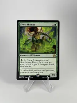 Magic: The Gathering - Fauna Shamen - Brothers War - Mint Condition Card - Image 1