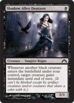 Shadow Alley Denizen -Foil Medium Play MTG Gatecrash - Image 1