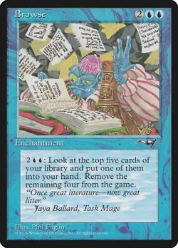Browse NM/M Alliances Blue Enchantment Mtg Magic English Regular - Image 1