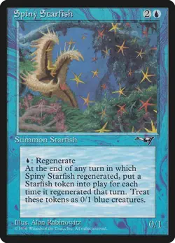 Spiny Starfish NM/M Alliances Blue Creature Mtg Magic English Regular - Image 1