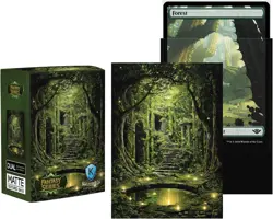 100 Card Sleeves for MTG with 100 Inner Sleeve, Textured Back Art Sleeves, Fit S - Image 2