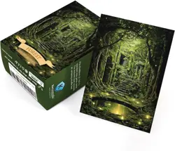 100 Card Sleeves for MTG with 100 Inner Sleeve, Textured Back Art Sleeves, Fit S - Image 5