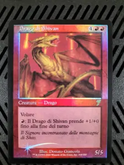 Shivan Dragon FOIL 7th Edition Magic: the Gathering Card MTG - Image 7