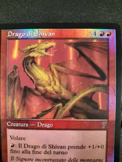 Shivan Dragon FOIL 7th Edition Magic: the Gathering Card MTG - Image 8
