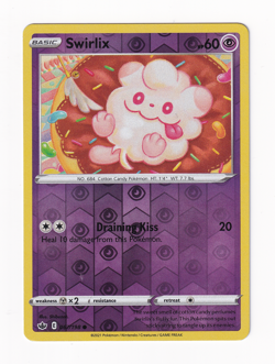 Swirlix 067/198 Chilling Reign 2021 Reverse Holo Pokemon Card Near Mint NM - Image 1