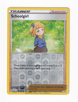 Schoolgirl 239/264 Fusion Strike 2021 Reverse Holo Pokemon Card Near Mint NM - Image 1