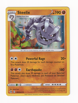 Steelix 139/264 Fusion Strike 2021 Holo Rare Pokemon Card Near Mint NM - Image 1