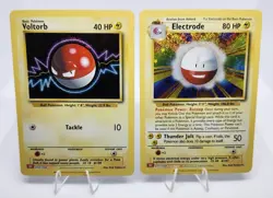 Voltorb 010/034 & Electrode 011/034 - Pokemon TCG Classic Collection - Holo NM - Image 1