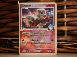 Pokemon ARCANINE 15/147 CROSSHATCH HOLO | HP Heavy Play | Supreme Victors | 2009 - Image 1