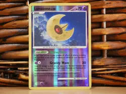 Pokemon LUNATONE 32/147 REV HOLO RARE | HP Heavy Play | Supreme Victors | 2009 - Image 1