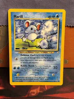 Marill 66/111 Neo Genesis Non Holo Common Pokemon TCG 2000 - Image 1