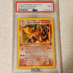 2000 Pokemon Gym Challengers Blaine's Charizard Holo Psa 9 1st EDITION🔥🔥 - Image 1