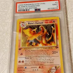 2000 Pokemon Gym Challengers Blaine's Charizard Holo Psa 9 1st EDITION🔥🔥 - Image 3