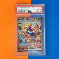 【FAST】PSA 10 Greninja ex 090/066 SAR Crimson Haze sv5a Pokemon Card Japanese - Image 1