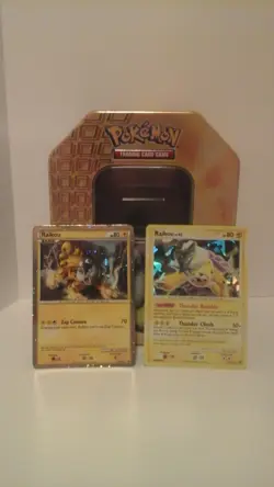 Pokemon TCG Raikou Collector's Tin with 2 Cards 820650106811 - Image 1