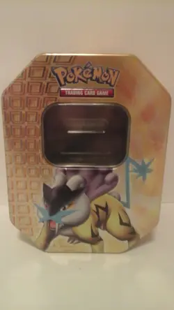 Pokemon TCG Raikou Collector's Tin with 2 Cards 820650106811 - Image 2