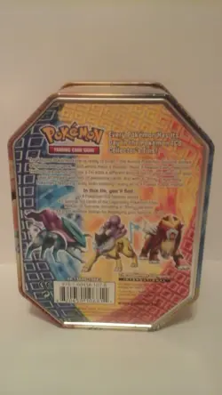 Pokemon TCG Raikou Collector's Tin with 2 Cards 820650106811 - Image 3