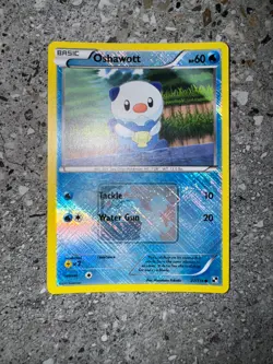Pokemon TCG Cards Oshawott 27/114 Black & White Crosshatch League Promo NM - Image 3
