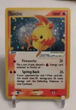 **Custom-made** Highest Quality,Holo,Gold Star Torchic "Display-card" - Image 4
