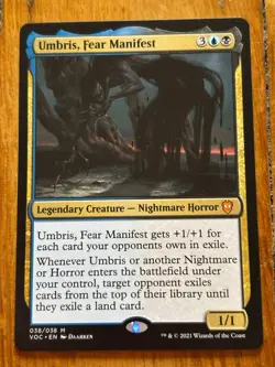 Umbris, Fear Manifest - Crimson Vow - MTG - 038/038 - Image 1