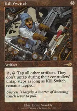Moderatly Played, English - 1 x MTG Kill Switch Nemesis - Image 1