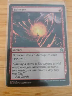 MTG Boltwave (FOIL) 0079 Foundations M/NM Free UK P&P - Image 1