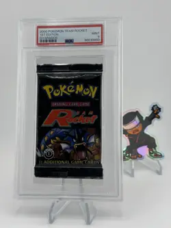 WOTC Pokemon Team Rocket 1st Edition Booster Pack Gyrados Art PSA 9 Low Pop! - Image 1