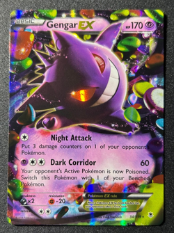 Gengar EX 34/119 XY - Pokemon TCG Phantom Forces Holo Near Mint - Image 1