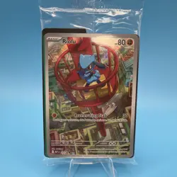 Pokemon TCG Riolu 010 ETB Promo Mega Evolutions Sealed Black Star Promo - Image 1