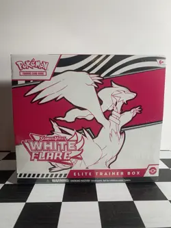 Pokemon TCG Scarlet & Violet White Flare ETB (Elite Trainer Box) Factory Sealed - Image 1