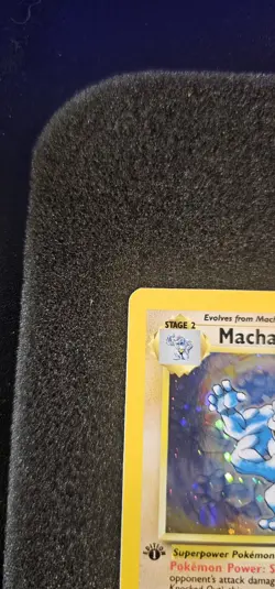 Pokemon TCG Machamp Holo 1st Edition #8/102 NM Condition Cosmos Holo - Image 3