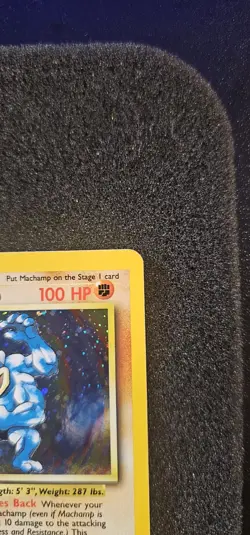 Pokemon TCG Machamp Holo 1st Edition #8/102 NM Condition Cosmos Holo - Image 4