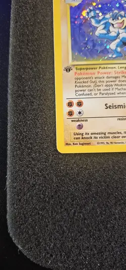 Pokemon TCG Machamp Holo 1st Edition #8/102 NM Condition Cosmos Holo - Image 5