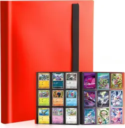 Card Binder 9-Pockets, Trading Card Binder, 20 Pages, 360 Card Capacity Collecti - Image 1