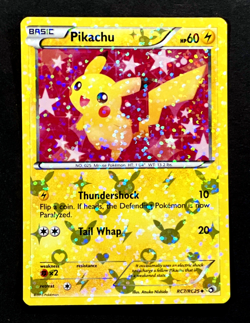 2013 Pokemon PIKACHU Legendary Treasures HOLO Radiant Collection Card RC7/RC25 - Image 1