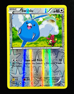 2013 Pokemon SWABLU Legendary Treasures REVERSE HOLO Black & White Card 103/113 - Image 1