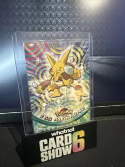 Topps Pokemon 65 Alakazam Blue Label NM - Image 1