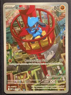 Riolu - 010 (Pokemon Center Exclusive) 010 Me: Mega Evolution Promo NEAR MINT! - Image 1