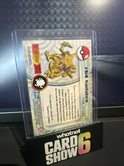 Topps Pokemon 64 Kadabra Blue Label NM - Image 2