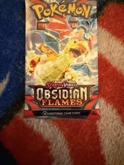 Pokemon SV Obsidian Flames Booster Pack - 10 Cards / Pack - Random Art - SEALED - Image 1