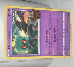 Pokemon TCG Marshadow 080/203 Trick Or Trade 2023 Holo Rare Psychic Stamped NM - Image 3