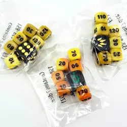 Lot of 3 Pokemon Dice Sets Crown Zenith Evolving Skies Leafeon Elite Trainer TCG - Image 1